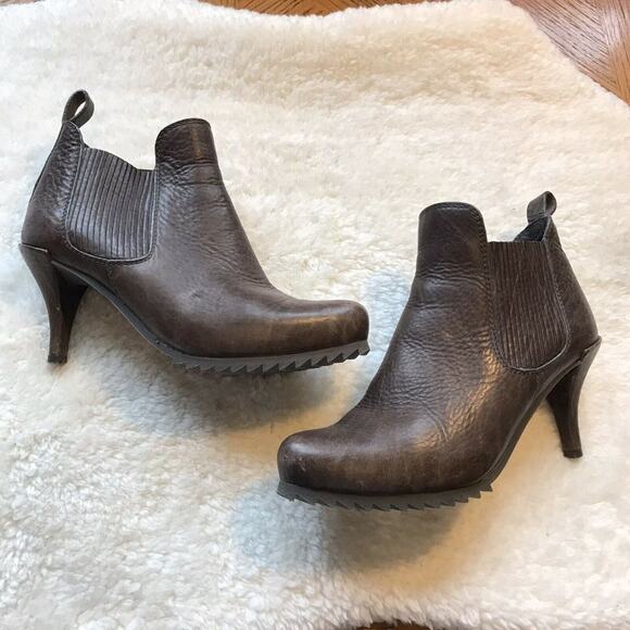 Pedro Garcia Justine Ankle Boot 36.5/6.5 Ash Brown - Picture 3 of 8